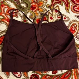 Burgundy Althea Sports Bra
